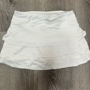 Athleta girl white skirt